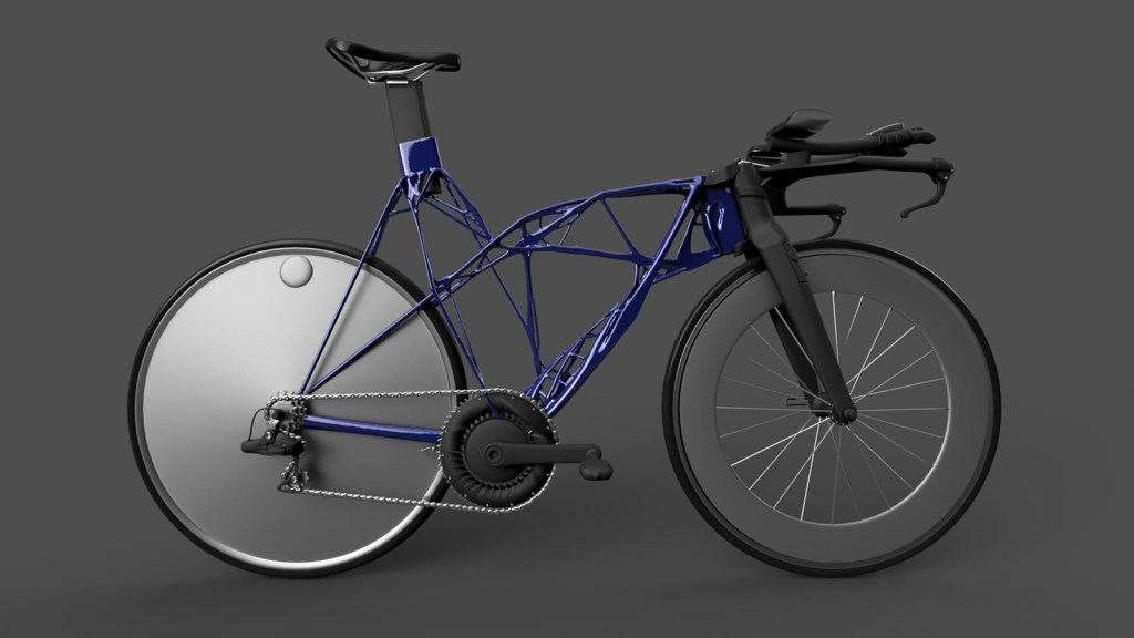 Generative designed time trial bike