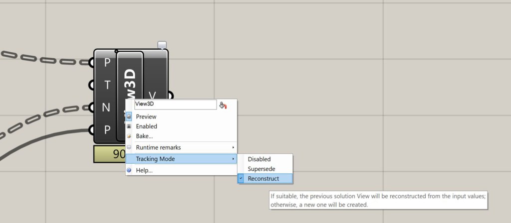Rhino.Inside Revit tracking mode