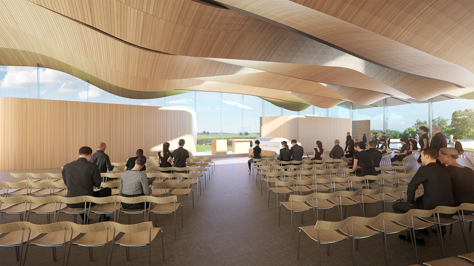 Macarthur Memorial Park chapel