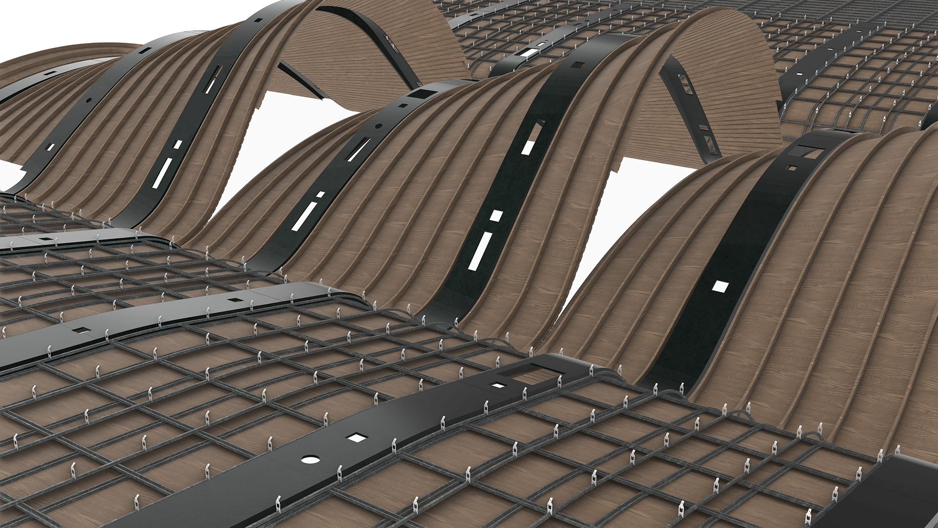 Soffit substructure Macarthur Memorial Park Chapel